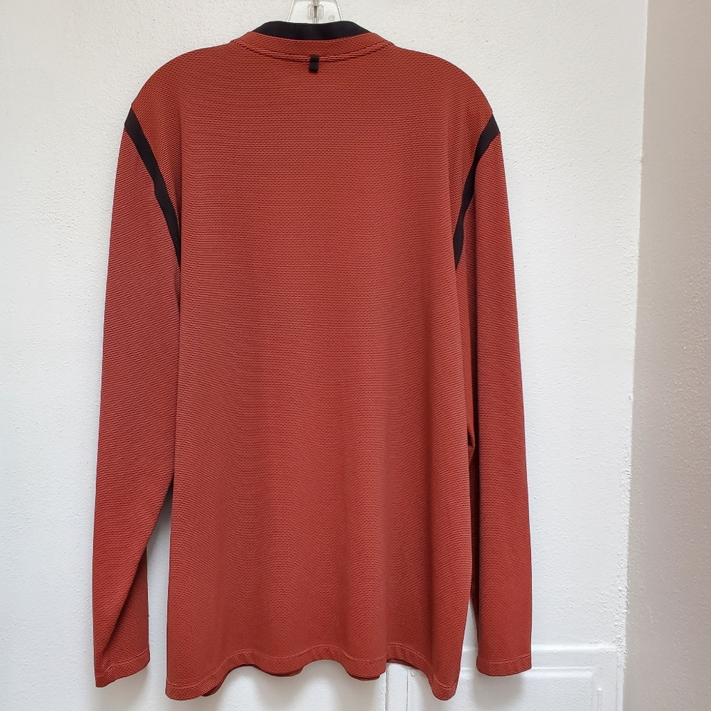 Nike Quarter Zip Long Sleeve Golf Shirt Size 2x - Picture 9 of 12